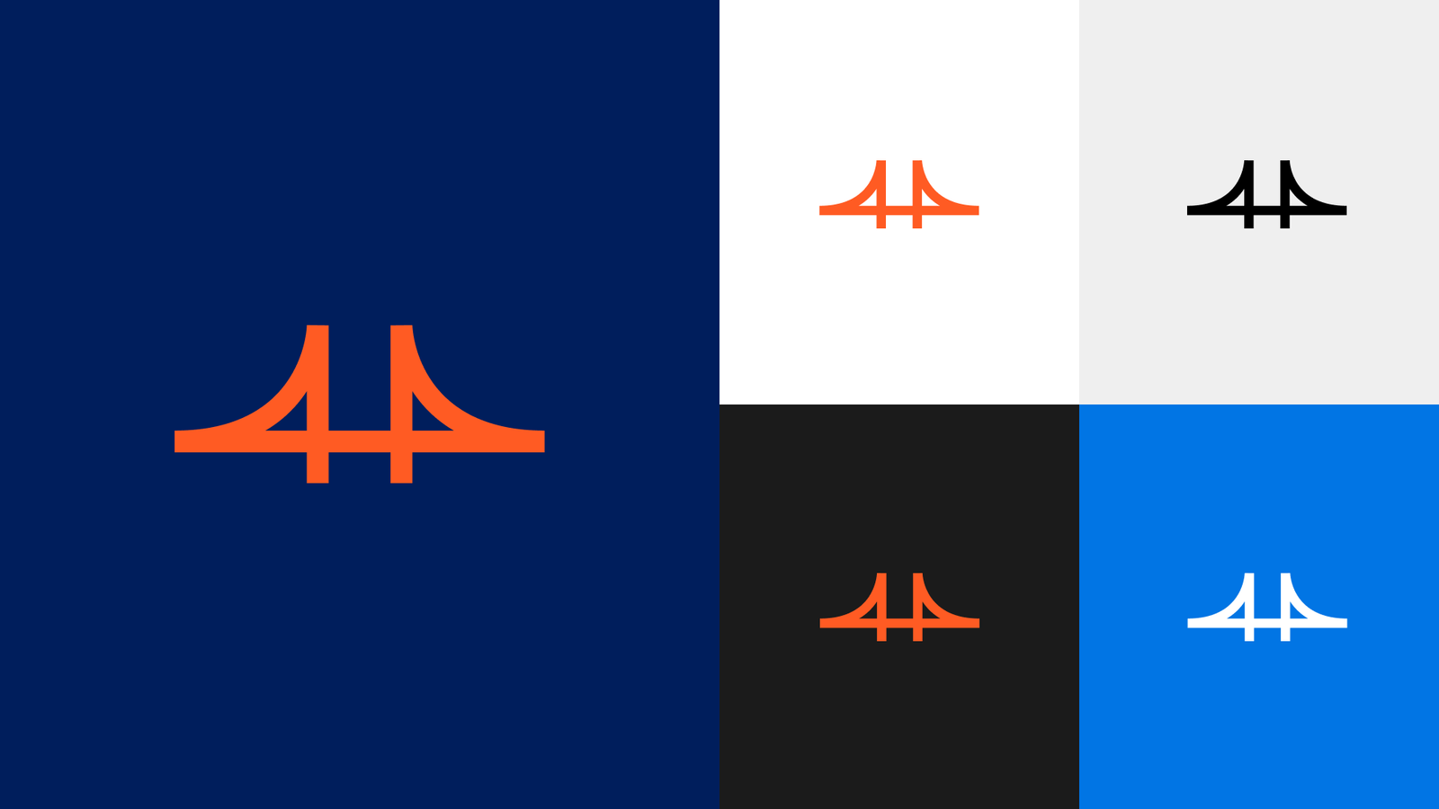 The Barchee bridge mark across its brand colorways