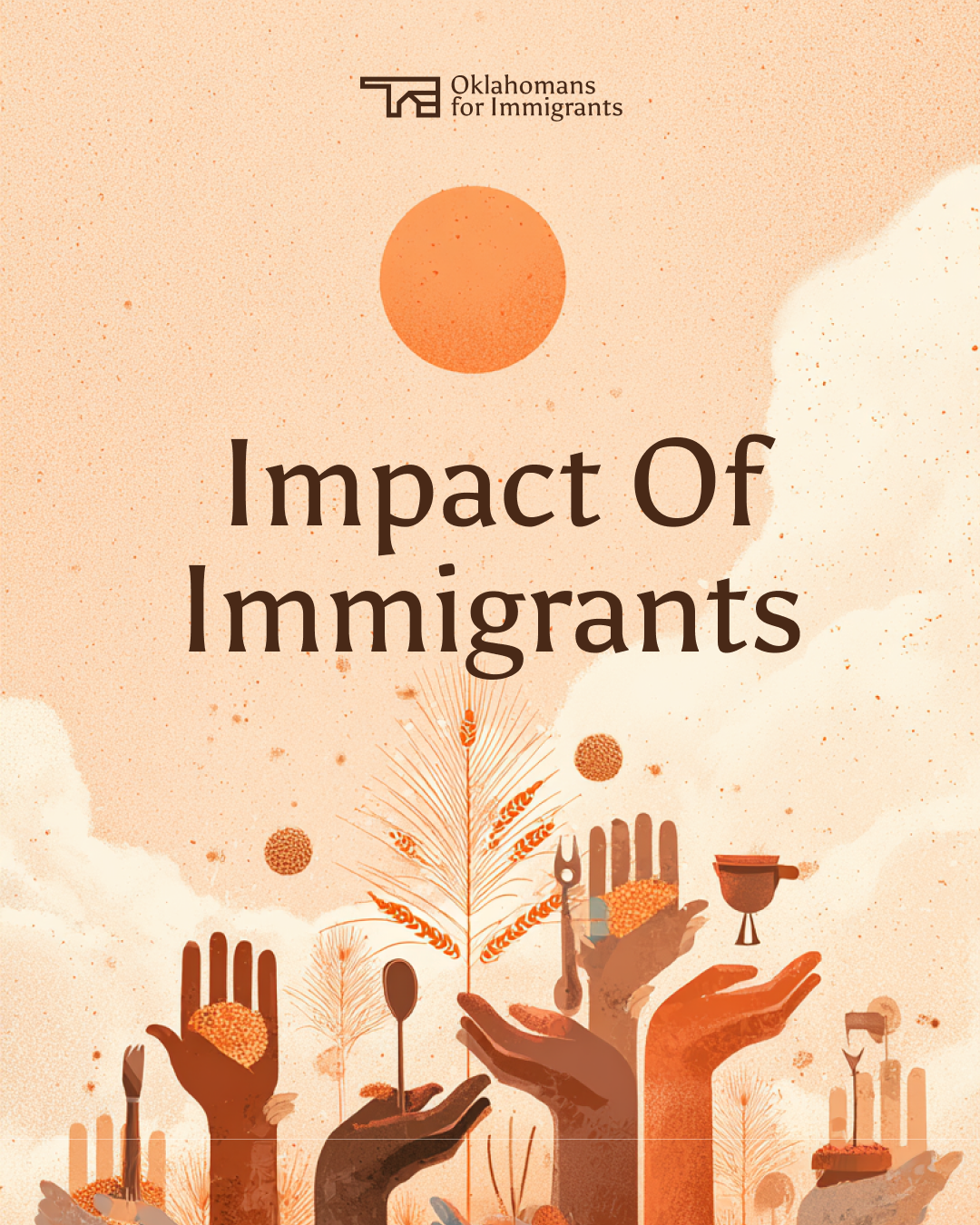 Social campaign post: the impact of immigrants